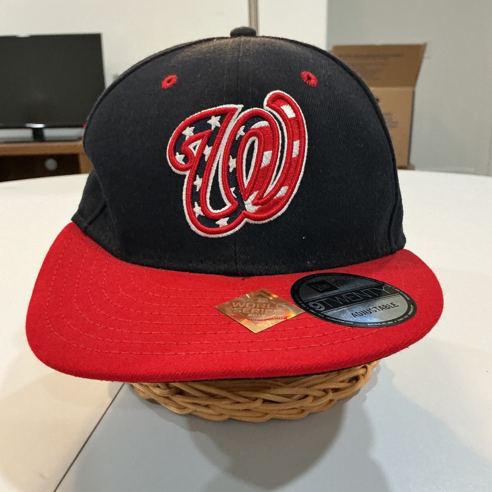 New Era Washington Nationals USA Hat Mens 7 1/8 2019 World Series MLB Fitted